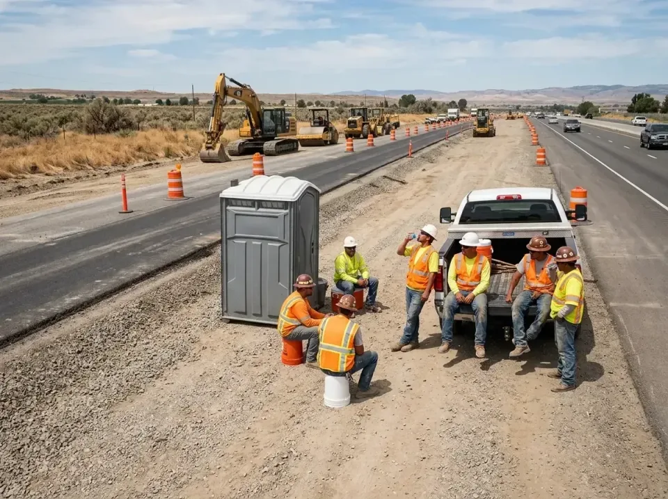 highway-road-construction-crew-007 — frequently asked questions, Porta Potty and Restroom Rentals in Lexington, VA